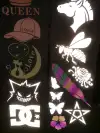 Reflective engraving film for clothing accessories, reflective engraving film, reflective engraving film, heat transfer engraving film, hot stamping and heat transfer painting undefined